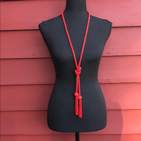Jewelry - Red Bead Necklace